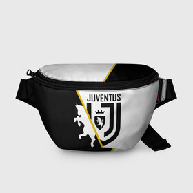 Поясная сумка 3D с принтом JUVENTUS. в Екатеринбурге, 100% полиэстер | плотная ткань, ремень с регулируемой длиной, внутри несколько карманов для мелочей, основное отделение и карман с обратной стороны сумки застегиваются на молнию | cr7 | juve | juventus | ronaldo | роналдо | спорт | футбол | ювентус