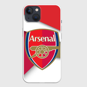 Чехол для iPhone 13 с принтом Арсенал формы в Екатеринбурге,  |  | arsenal | arsenal london | fc arsenal | footbal | london | арсенал | арсенал лондон | лига чемпионов | лондон | фк арсенал | футбол