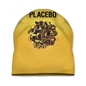 Шапка 3D с принтом Placebo в Екатеринбурге, 100% полиэстер | универсальный размер, печать по всей поверхности изделия | placebo | альтернативный | инди | индирок | плацебо | рок
