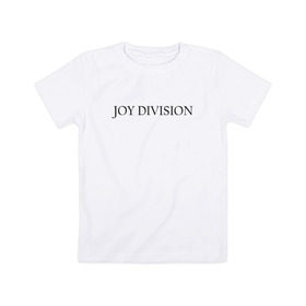 Детская футболка хлопок с принтом Joy Division в Екатеринбурге, 100% хлопок | круглый вырез горловины, полуприлегающий силуэт, длина до линии бедер | Тематика изображения на принте: ian curtis | joy division | rock | unknown pleasures | иэн кёртис | рок