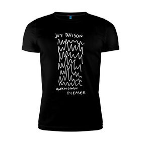 Мужская футболка премиум с принтом Joy Division в Екатеринбурге, 92% хлопок, 8% лайкра | приталенный силуэт, круглый вырез ворота, длина до линии бедра, короткий рукав | ian curtis | joy division | rock | unknown pleasures | иэн кёртис | рок