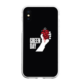 Чехол для iPhone XS Max матовый с принтом Green Day в Екатеринбурге, Силикон | Область печати: задняя сторона чехла, без боковых панелей | american idiot