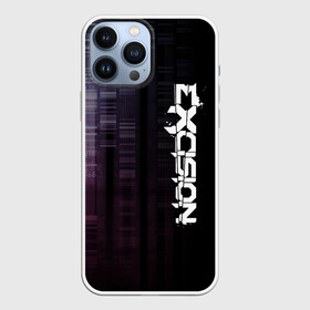 Чехол для iPhone 13 Pro Max с принтом EXCISION JEFF ABEL. в Екатеринбурге,  |  | dj | excision | jeff abel | texture | вырезание | джефф абель | иссечение | исчезание | музыка | музыкант | надпись | переход | текстура | удаление | эксцизия