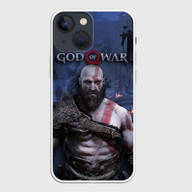 Чехол для iPhone 13 mini с принтом Кратос в Екатеринбурге,  |  | atreus | god of war | god of war 4 | gow | kratos | ps4 | атрей | бог войны | гов | зы4 | кратос | левиафан | мальчик | мимир | мировой змей | пиратs | эксклюзив