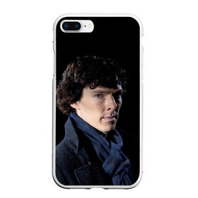 Чехол для iPhone 7Plus/8 Plus матовый с принтом Sherlock в Екатеринбурге, Силикон | Область печати: задняя сторона чехла, без боковых панелей | benedict | cumberbatch | sherlock | бенедикт | камбербатч | шерлок