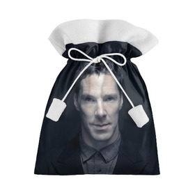 Подарочный 3D мешок с принтом Cumberbatch в Екатеринбурге, 100% полиэстер | Размер: 29*39 см | benedict | cumberbatch | sherlock | бенедикт | камбербатч | шерлок