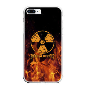 Чехол для iPhone 7Plus/8 Plus матовый с принтом Megadeth в Екатеринбурге, Силикон | Область печати: задняя сторона чехла, без боковых панелей | megadet | megadeth | группа | дирк вербурен | дэвид эллефсон | дэйв мастейн | кико лоурейро | мегадет | мегадетх | метал | рок | трэш | трэшметал | тяжелый | хард | хардрок | хеви | хевиметал