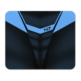 Коврик для мышки прямоугольный с принтом Mass Effect N7 в Екатеринбурге, натуральный каучук | размер 230 х 185 мм; запечатка лицевой стороны | andromed | effect | n7 | альянс | ефект | игра | компьютерная | мас | масс | н7 | онлайн | программа | профессиональный военный код | сокрушитель n7 | фурия n7