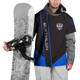Накидка на куртку 3D с принтом BIATHLON в Екатеринбурге, 100% полиэстер |  | biathlon | sport | беатлон | беотлон | биатлон | биотлон | борьба | винтовка | линии | лыжи | надпись | полосы | россии | россия | рф | сборная | символ | состязание | спорт | стрельба | флаг