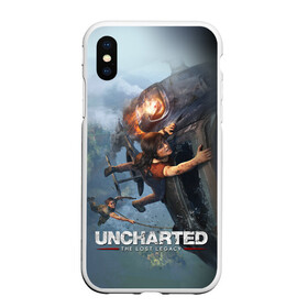 Чехол для iPhone XS Max матовый с принтом Uncharted в Екатеринбурге, Силикон | Область печати: задняя сторона чехла, без боковых панелей | chloe | drake | elena | nathan | naughty dog | sully | анчартед | дрейк | натан | нейтан | ноти дог | пиратs | приключения | путь вора | салли | утраченное наследие