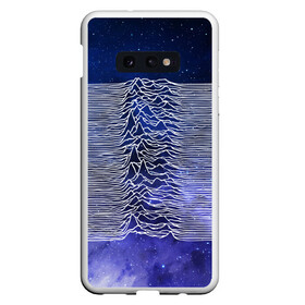 Чехол для Samsung S10E с принтом Unknown Pleasures в Екатеринбурге, Силикон | Область печати: задняя сторона чехла, без боковых панелей | Тематика изображения на принте: joy division | unknown pleasures