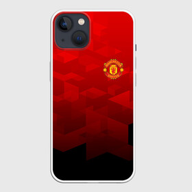 Чехол для iPhone 13 с принтом F.C.M.U SPORT в Екатеринбурге,  |  | fc | football | football club | manchester united | sport | манчестер юнайтед | спорт | спортивные | униформа | фирменные цвета | фк | футбол | футбольный клуб