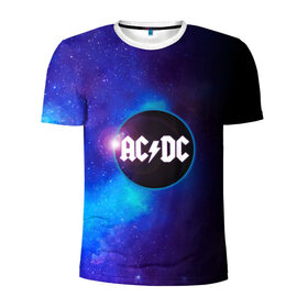 Мужская футболка 3D спортивная с принтом ACDC в Екатеринбурге, 100% полиэстер с улучшенными характеристиками | приталенный силуэт, круглая горловина, широкие плечи, сужается к линии бедра | ac dc | acdc | acdc ас дс | асдс | метал | молния | музыка | музыканты | певцы