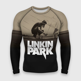 Мужской рашгард 3D с принтом Linkin Park Meteora в Екатеринбурге,  |  | benington | bennington | chester | hybrid | linkin | linking | meteora | mike | park | shinoda | theory | бенингтон | беннингтон | линкин | линкинг | майк | метеора | парк | рок | честер | шинода