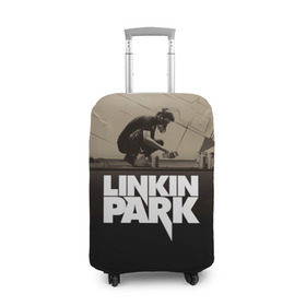 Чехол для чемодана 3D с принтом Linkin Park Meteora в Екатеринбурге, 86% полиэфир, 14% спандекс | двустороннее нанесение принта, прорези для ручек и колес | benington | bennington | chester | hybrid | linkin | linking | meteora | mike | park | shinoda | theory | бенингтон | беннингтон | линкин | линкинг | майк | метеора | парк | рок | честер | шинода