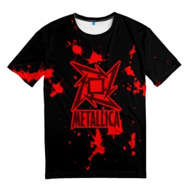 Мужская футболка 3D с принтом Metallica в Екатеринбурге, 100% полиэфир | прямой крой, круглый вырез горловины, длина до линии бедер | m | metallica | группа | джеймс хэтфилд | кирк хэмметт | ларс ульрих | метал | металика | металлика | миталика | музыка | роберт трухильо | рок | трэш | трэшметал | хард | хардрок | хеви | хевиметал