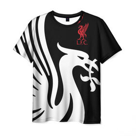 Мужская футболка 3D с принтом Liverpool Exclusive в Екатеринбурге, 100% полиэфир | прямой крой, круглый вырез горловины, длина до линии бедер | 2019 | exclusive | salah | ливерпуль | салах | форма | эксклюзив