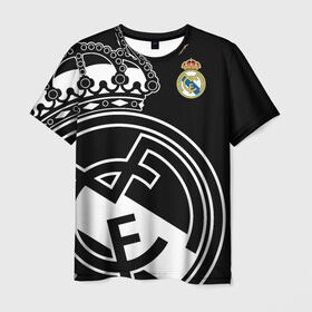 Мужская футболка 3D с принтом Real Madrid Exclusive в Екатеринбурге, 100% полиэфир | прямой крой, круглый вырез горловины, длина до линии бедер | 2019 | мадрид | реал | форма | эксклюзив