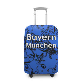 Чехол для чемодана 3D с принтом Бавария Мюнхен в Екатеринбурге, 86% полиэфир, 14% спандекс | двустороннее нанесение принта, прорези для ручек и колес | белый | германия | игра | красный | лига | мюнхен | мяч | сборная | форма | футбол | чемпион