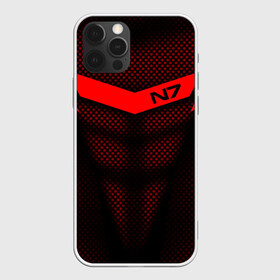 Чехол для iPhone 12 Pro с принтом Mass Effect N7 в Екатеринбурге, силикон | область печати: задняя сторона чехла, без боковых панелей | andromed | effect | n7 | альянс | ефект | игра | компьютерная | мас | масс | н7 | онлайн | программа | профессиональный военный код | сокрушитель n7 | фурия n7