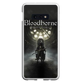 Чехол для Samsung S10E с принтом Bloodborne в Екатеринбурге, Силикон | Область печати: задняя сторона чехла, без боковых панелей | bb | bloodborne | bloodbourne | fromsoftware | vicar amelia | амелия | бб | блад | бладборн | викарий | души | охотники | пиратs | порождение крови | руны