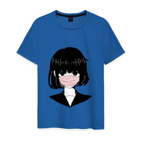 Мужская футболка хлопок с принтом MIRRORS Sad Japanese Aesthetic в Екатеринбурге, 100% хлопок | прямой крой, круглый вырез горловины, длина до линии бедер, слегка спущенное плечо. | 