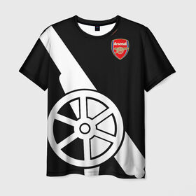 Мужская футболка 3D с принтом Arsenal Exclusive в Екатеринбурге, 100% полиэфир | прямой крой, круглый вырез горловины, длина до линии бедер | 2019 | arsenal | exclusive | арсенал | форма | эксклюзив