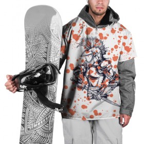 Накидка на куртку 3D с принтом Рыцарь будущего в Екатеринбурге, 100% полиэстер |  | Тематика изображения на принте: 