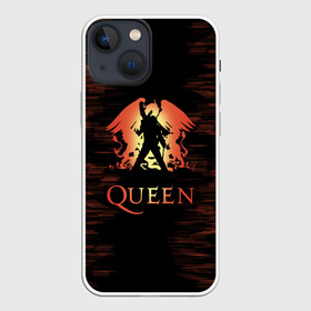 Чехол для iPhone 13 mini с принтом Queen в Екатеринбурге,  |  | paul rodgers | queen | брайан мэй | джон дикон | квин | меркури | меркьюри | мэркури | роджер тейлор | рок группа | фредди | фреди