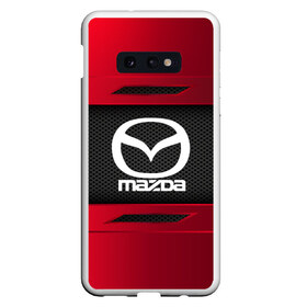 Чехол для Samsung S10E с принтом MAZDA SPORT в Екатеринбурге, Силикон | Область печати: задняя сторона чехла, без боковых панелей | Тематика изображения на принте: auto | car | mazda | автомобиль | мазда | марка