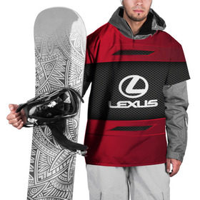 Накидка на куртку 3D с принтом LEXUS SPORT в Екатеринбурге, 100% полиэстер |  | auto | car | lexus | автомобиль | лексус | марка