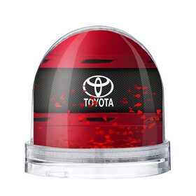 Водяной шар с принтом TOYOTA SPORT в Екатеринбурге, Пластик | Изображение внутри шара печатается на глянцевой фотобумаге с двух сторон | auto | car | toyota | автомобиль | марка