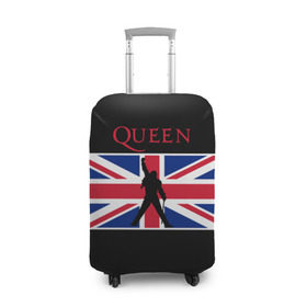 Чехол для чемодана 3D с принтом Queen в Екатеринбурге, 86% полиэфир, 14% спандекс | двустороннее нанесение принта, прорези для ручек и колес | paul rodgers | queen | джон дикон | квин | меркури | меркьюри | мэркури | рок группа | тейлор | фредди | фреди