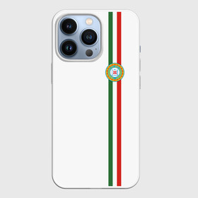 Чехол для iPhone 13 Pro с принтом Чеченская республика в Екатеринбурге,  |  | grozny | герб | грозный | патриот | северный кавказ | флага | цвета