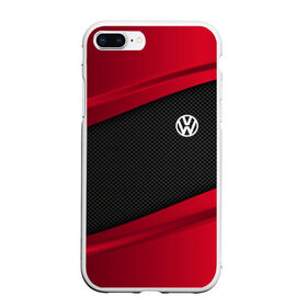 Чехол для iPhone 7Plus/8 Plus матовый с принтом VOLKSWAGEN SPORT в Екатеринбурге, Силикон | Область печати: задняя сторона чехла, без боковых панелей | auto | car | carbon | volkswagen | автомобиль | машина