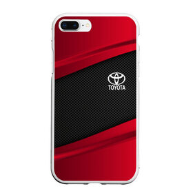 Чехол для iPhone 7Plus/8 Plus матовый с принтом TOYOTA SPORT в Екатеринбурге, Силикон | Область печати: задняя сторона чехла, без боковых панелей | auto | car | carbon | toyota | автомобиль | машина