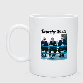 Кружка керамическая с принтом Depeche mode в Екатеринбурге, керамика | объем — 330 мл, диаметр — 80 мм. Принт наносится на бока кружки, можно сделать два разных изображения | Тематика изображения на принте: depeche mode | депеш мод. | музыка