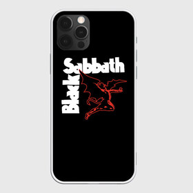 Чехол для iPhone 12 Pro Max с принтом BLACK SABBATH в Екатеринбурге, Силикон |  | Тематика изображения на принте: black sabbath | билл уорд | блэк саббат | британская рок группа | гизер батлер | группа | музыка | оззи осборн | рок | тони айомми | хеви метал