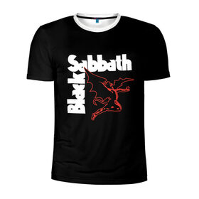 Мужская футболка 3D спортивная с принтом BLACK SABBATH в Екатеринбурге, 100% полиэстер с улучшенными характеристиками | приталенный силуэт, круглая горловина, широкие плечи, сужается к линии бедра | Тематика изображения на принте: black sabbath | билл уорд | блэк саббат | британская рок группа | гизер батлер | группа | музыка | оззи осборн | рок | тони айомми | хеви метал