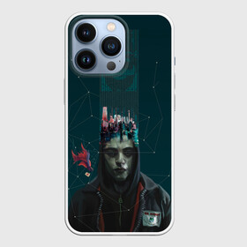 Чехол для iPhone 13 Pro с принтом Mr. Robot (1) в Екатеринбурге,  |  | Тематика изображения на принте: computer | hacker | haker | mr. robot | pc | robot | компьютер | матрица | мистер робот | робот | сериал | хакер. взлом | эллиот алдерсон