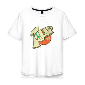 Мужская футболка хлопок Oversize с принтом 1up в Екатеринбурге, 100% хлопок | свободный крой, круглый ворот, “спинка” длиннее передней части | Тематика изображения на принте: nintendo | марио | нинтендо