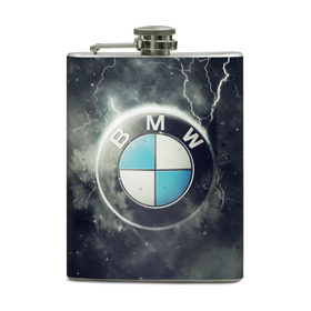 Фляга с принтом Логотип BMW в Екатеринбурге, металлический корпус | емкость 0,22 л, размер 125 х 94 мм. Виниловая наклейка запечатывается полностью | logo bmw | бмв | логотип bmw | логотип бмв