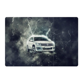 Магнитный плакат 3Х2 с принтом Volkswagen Tiguan в Екатеринбурге, Полимерный материал с магнитным слоем | 6 деталей размером 9*9 см | Тематика изображения на принте: tiguan | volkswagen