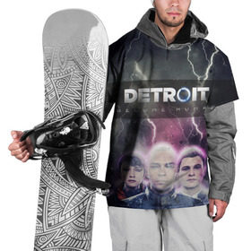 Накидка на куртку 3D с принтом Detroit become human в Екатеринбурге, 100% полиэстер |  | dbh | detroit | gamer