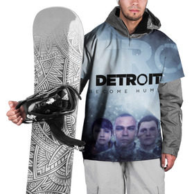 Накидка на куртку 3D с принтом Detroit become human в Екатеринбурге, 100% полиэстер |  | dbh | detroit | gamer