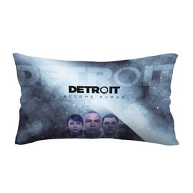 Подушка 3D антистресс с принтом Detroit become human в Екатеринбурге, наволочка — 100% полиэстер, наполнитель — вспененный полистирол | состоит из подушки и наволочки на молнии | dbh | detroit | gamer