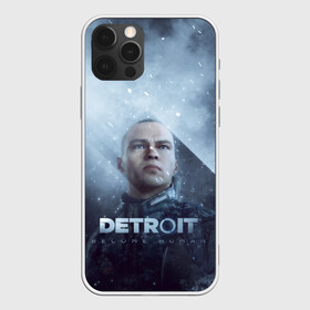 Чехол для iPhone 12 Pro с принтом Detroit become human в Екатеринбурге, силикон | область печати: задняя сторона чехла, без боковых панелей | dbh | detroit | gamer