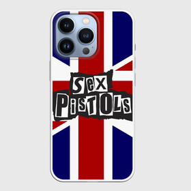 Чехол для iPhone 13 Pro с принтом Sex Pistols в Екатеринбурге,  |  | англия | британия | панк | флаг