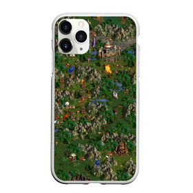 Чехол для iPhone 11 Pro Max матовый с принтом heroes of might and magic в Екатеринбурге, Силикон |  | heroes of might and magic | homm | homm3 | might | игра | игры | карта