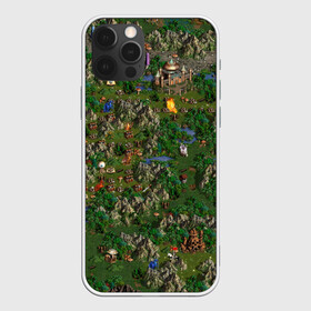 Чехол для iPhone 12 Pro с принтом heroes of might and magic в Екатеринбурге, силикон | область печати: задняя сторона чехла, без боковых панелей | heroes of might and magic | homm | homm3 | might | игра | игры | карта